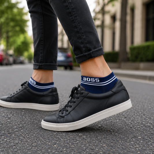 BOSS Premium Ankle Socks – Comfortable & Breathable Everyday Socks for Men & Women