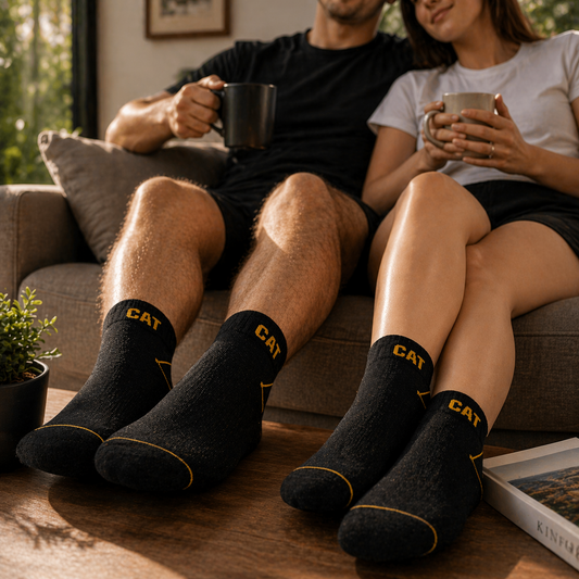 Caterpillar Ankle Socks for Men & Women – Premium Breathable Sports Socks | Anti-Slip Comfort