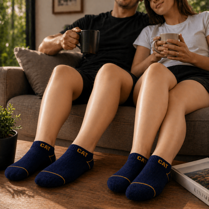 Caterpillar Ankle Socks for Men & Women – Premium Breathable Sports Socks | Anti-Slip Comfort