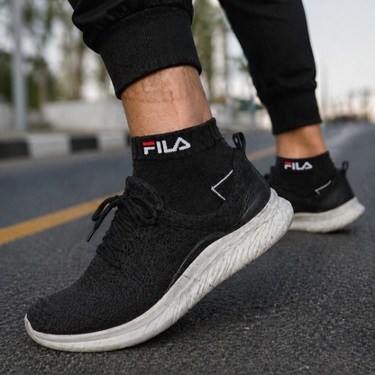 Premium Cotton Athletic Ankle Socks - Breathable Low-Cut Design, Cushioned Heel & Toe.