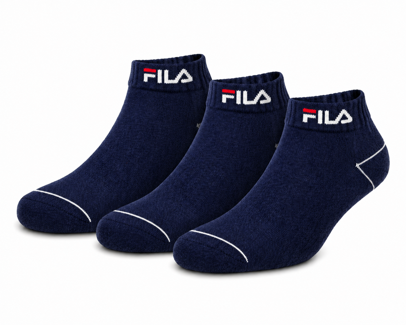 Premium Cotton Athletic Ankle Socks - Breathable Low-Cut Design, Cushioned Heel & Toe