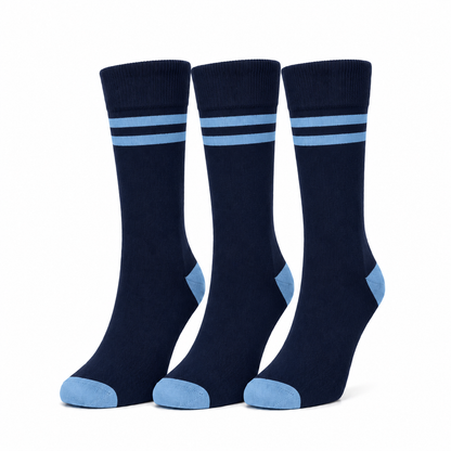 Striped Crew Socks | Premium Cotton Casual Socks for Men & women