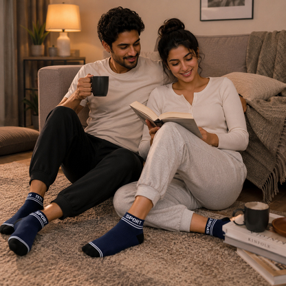 SPORT Premium Ankle Socks – Breathable Comfortable Everyday Socks for Men & Women