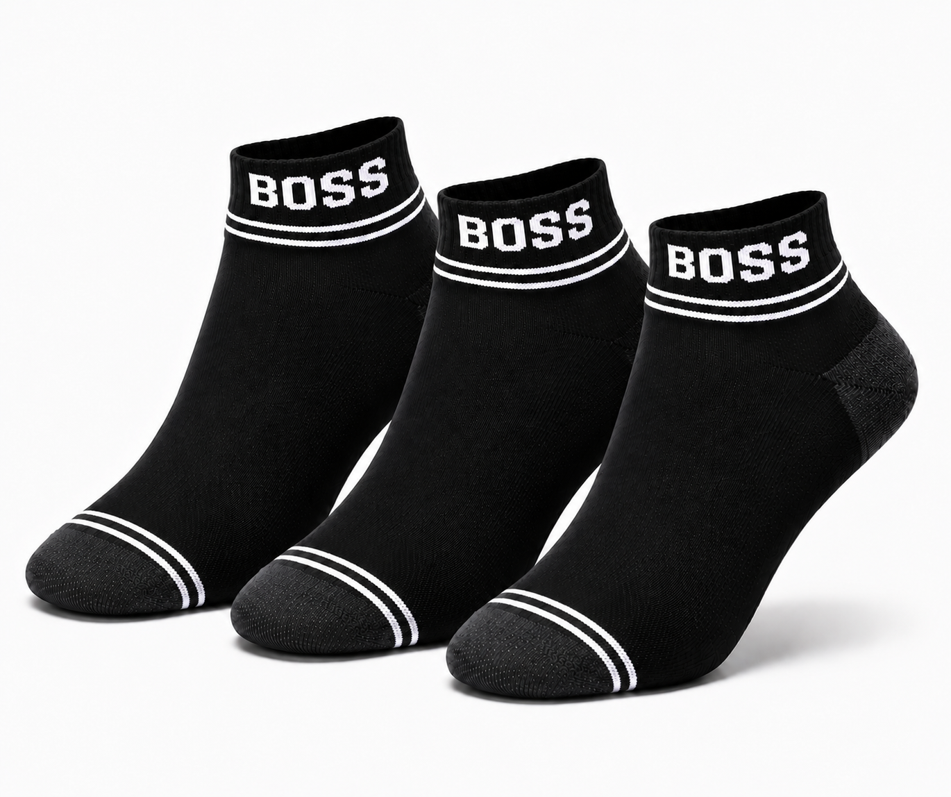 BOSS Premium Ankle Socks – Comfortable & Breathable Everyday Socks for Men & Women