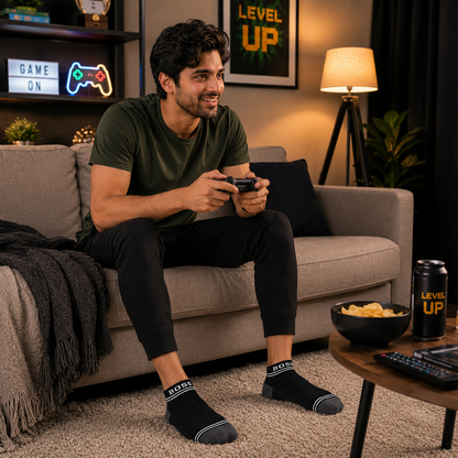 BOSS Premium Ankle Socks – Comfortable & Breathable Everyday Socks for Men & Women