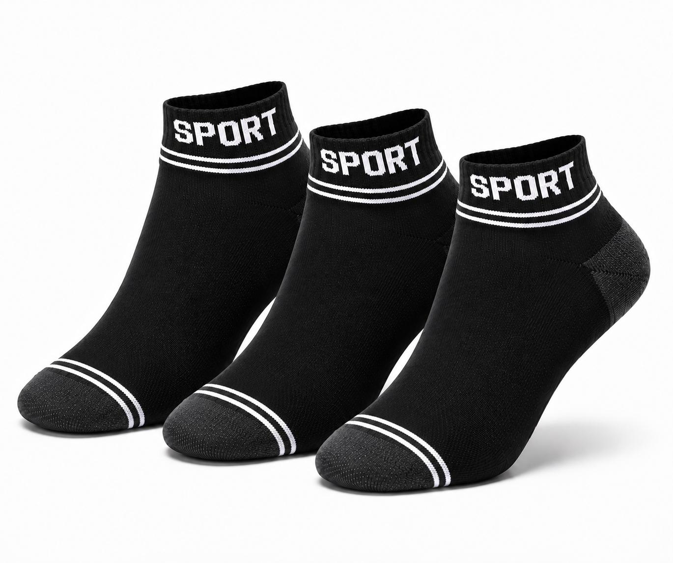 SPORT Premium Ankle Socks – Breathable Comfortable Everyday Socks for Men & Women