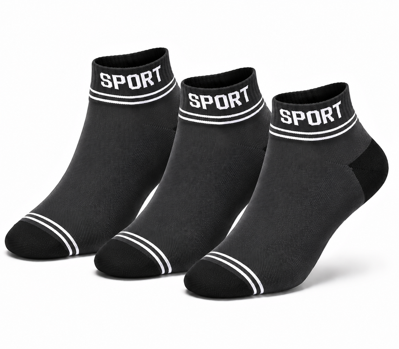 SPORT Premium Ankle Socks – Breathable Comfortable Everyday Socks for Men & Women