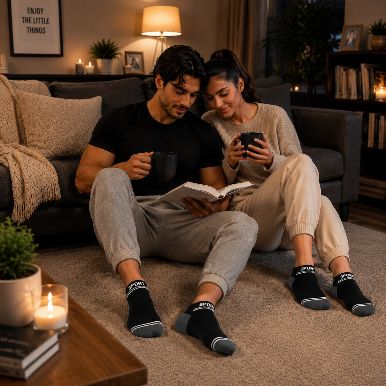 SPORT Premium Ankle Socks – Breathable Comfortable Everyday Socks for Men & Women