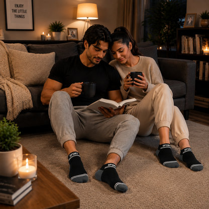 SPORT Premium Ankle Socks – Breathable Comfortable Everyday Socks for Men & Women