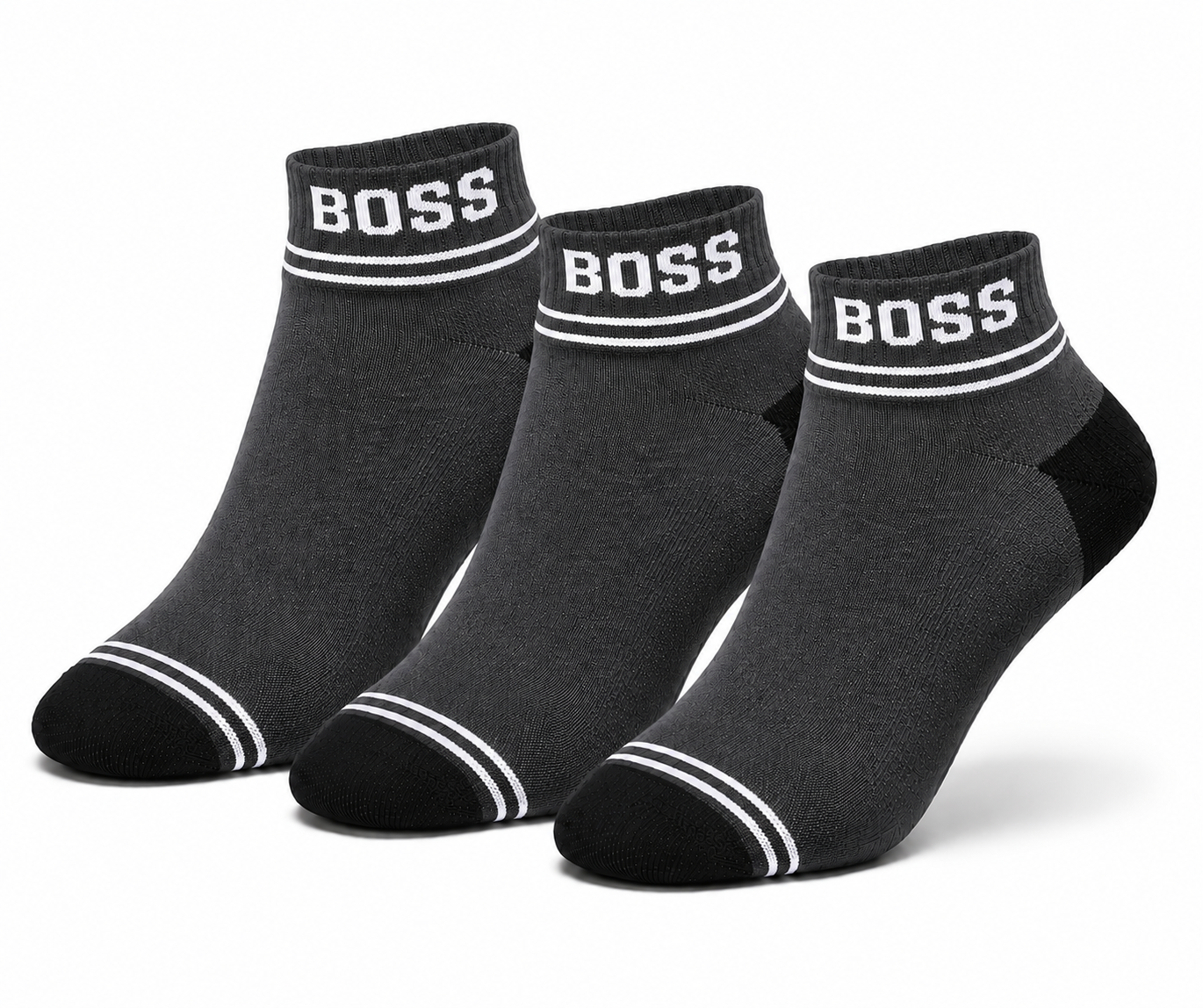 BOSS Premium Ankle Socks – Comfortable & Breathable Everyday Socks for Men & Women