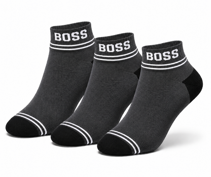 BOSS Premium Ankle Socks – Comfortable & Breathable Everyday Socks for Men & Women