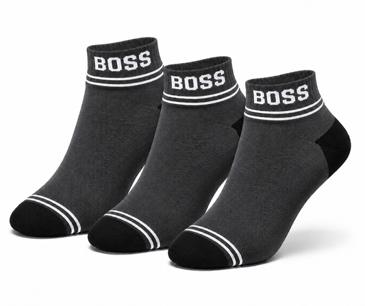 BOSS Premium Ankle Socks – Comfortable & Breathable Everyday Socks for Men & Women