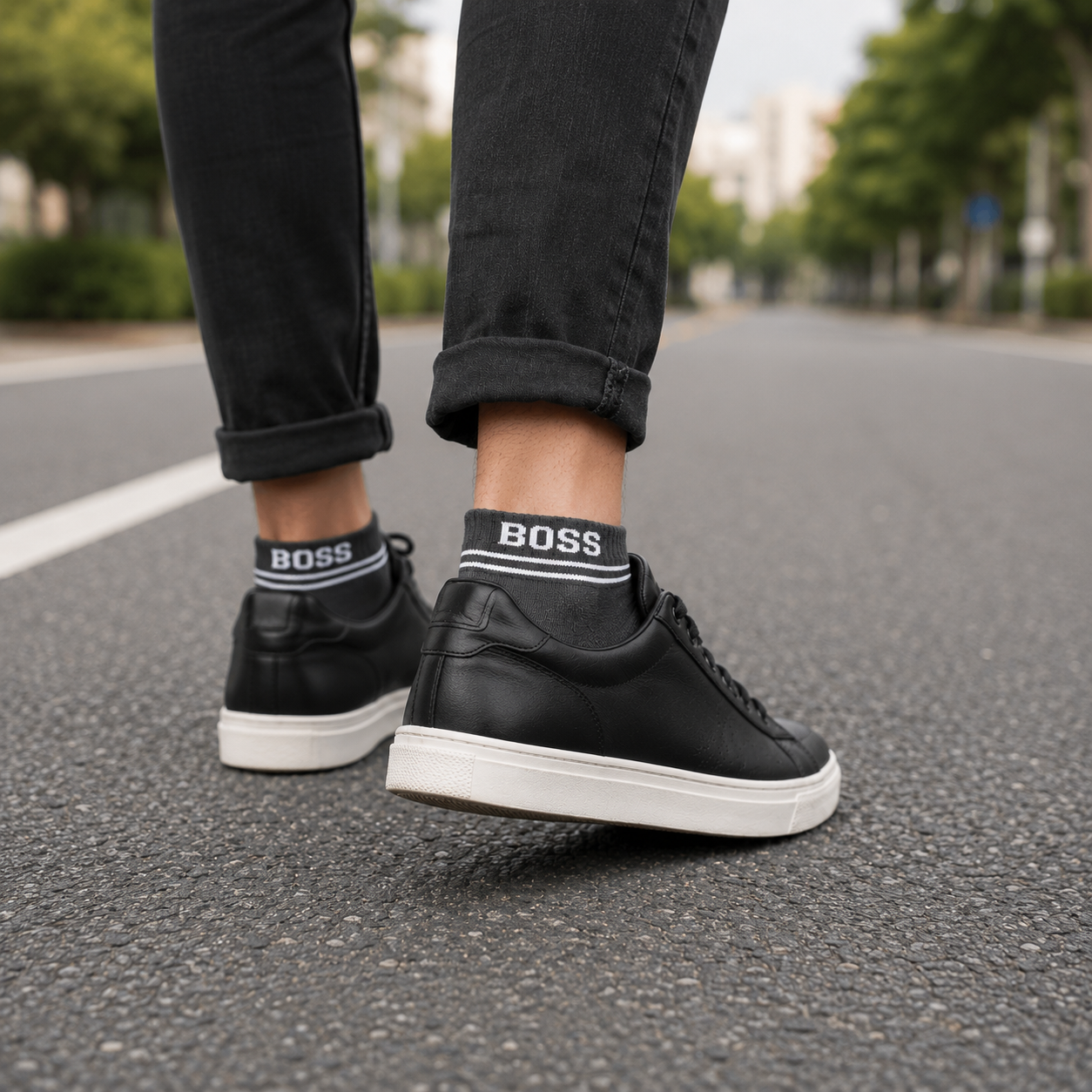 BOSS Premium Ankle Socks – Comfortable & Breathable Everyday Socks for Men & Women