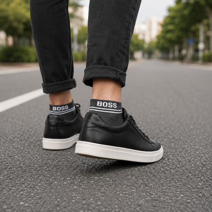 BOSS Premium Ankle Socks – Comfortable & Breathable Everyday Socks for Men & Women