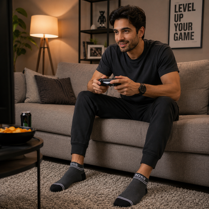 BOSS Premium Ankle Socks – Comfortable & Breathable Everyday Socks for Men & Women