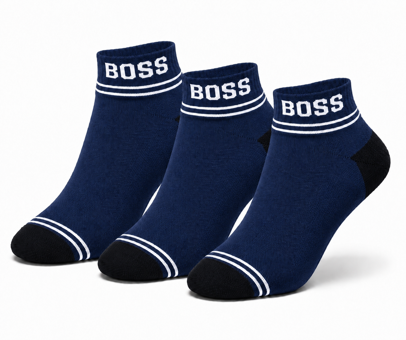 BOSS Premium Ankle Socks – Comfortable & Breathable Everyday Socks for Men & Women