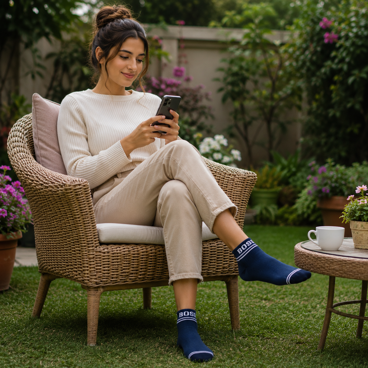 BOSS Premium Ankle Socks – Comfortable & Breathable Everyday Socks for Men & Women