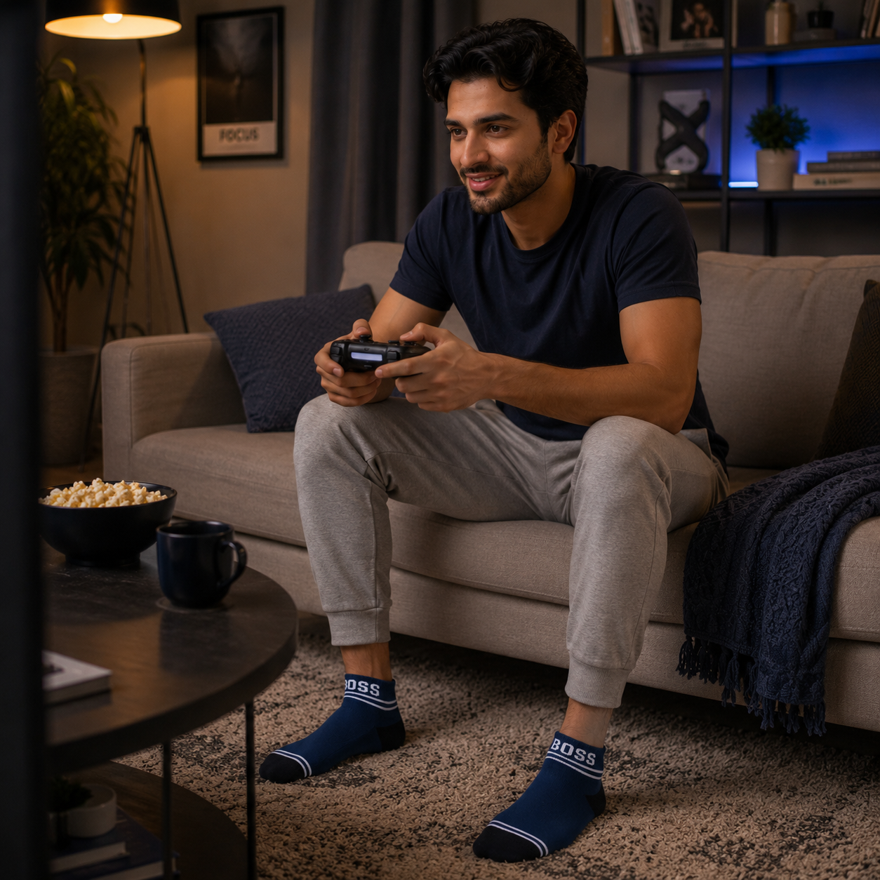 BOSS Premium Ankle Socks – Comfortable & Breathable Everyday Socks for Men & Women