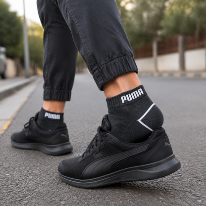 PUMA Ankle Socks Packs – Premium Cotton Low Cut Socks for Men & Women | Breathable Everyday Wear