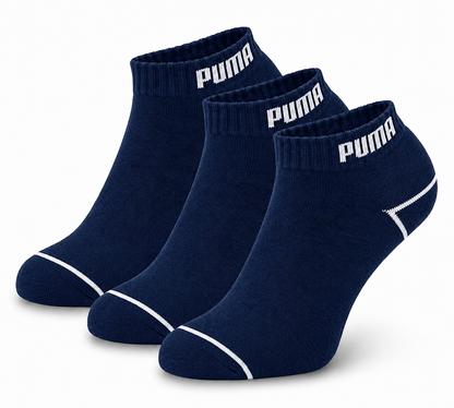 PUMA Ankle Socks Packs – Premium Cotton Low Cut Socks for Men & Women | Breathable Everyday Wear