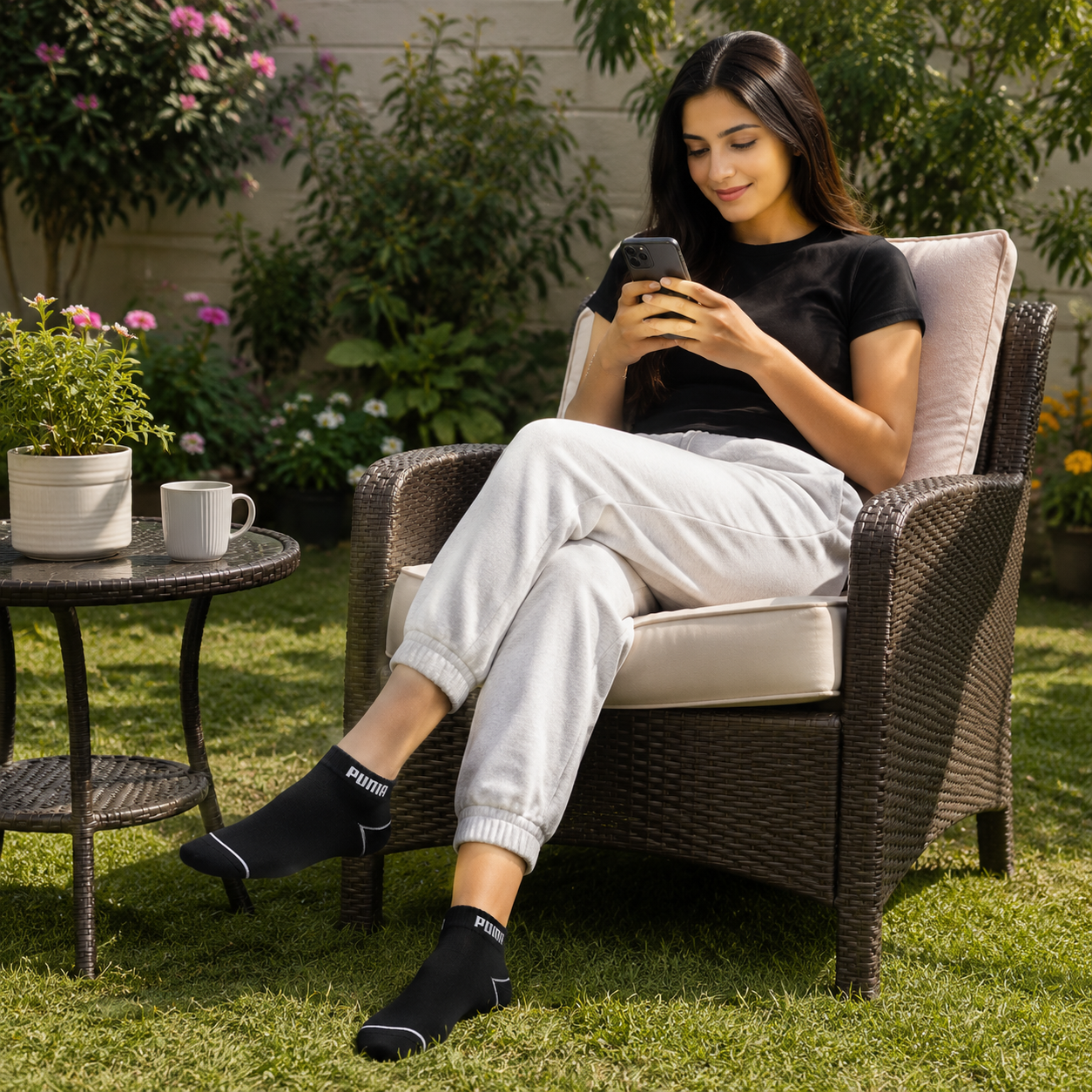 PUMA Ankle Socks Packs – Premium Cotton Low Cut Socks for Men & Women | Breathable Everyday Wear