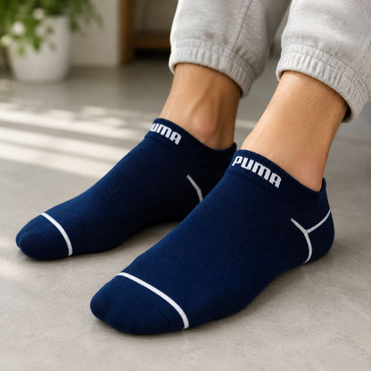 PUMA Ankle Socks Packs – Premium Cotton Low Cut Socks for Men & Women | Breathable Everyday Wear