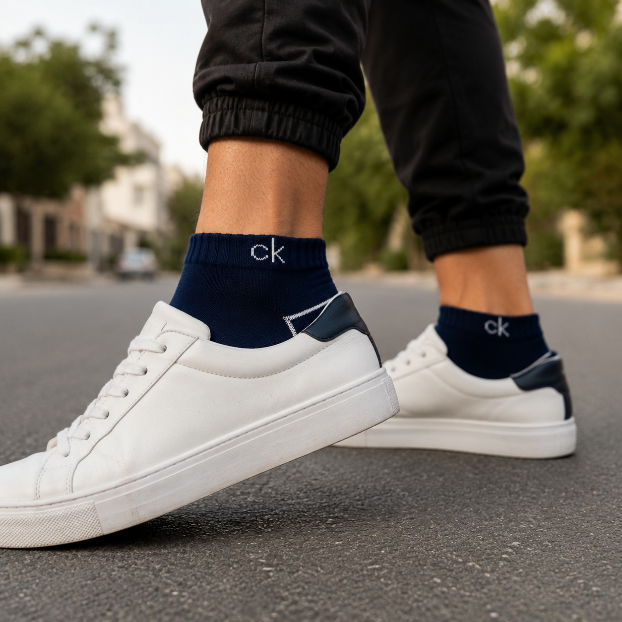 Calvin Klein CK Ankle Socks Pack – Premium Cotton Blend Low Cut Socks for Men & Women