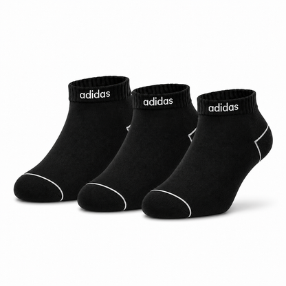 Unisex Athletic Ankle Socks Pack - Breathable Cotton Blend, Cushioned Support for Sports & Casual.