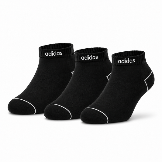 Unisex Athletic Ankle Socks Pack - Breathable Cotton Blend, Cushioned Support for Sports & Casual.