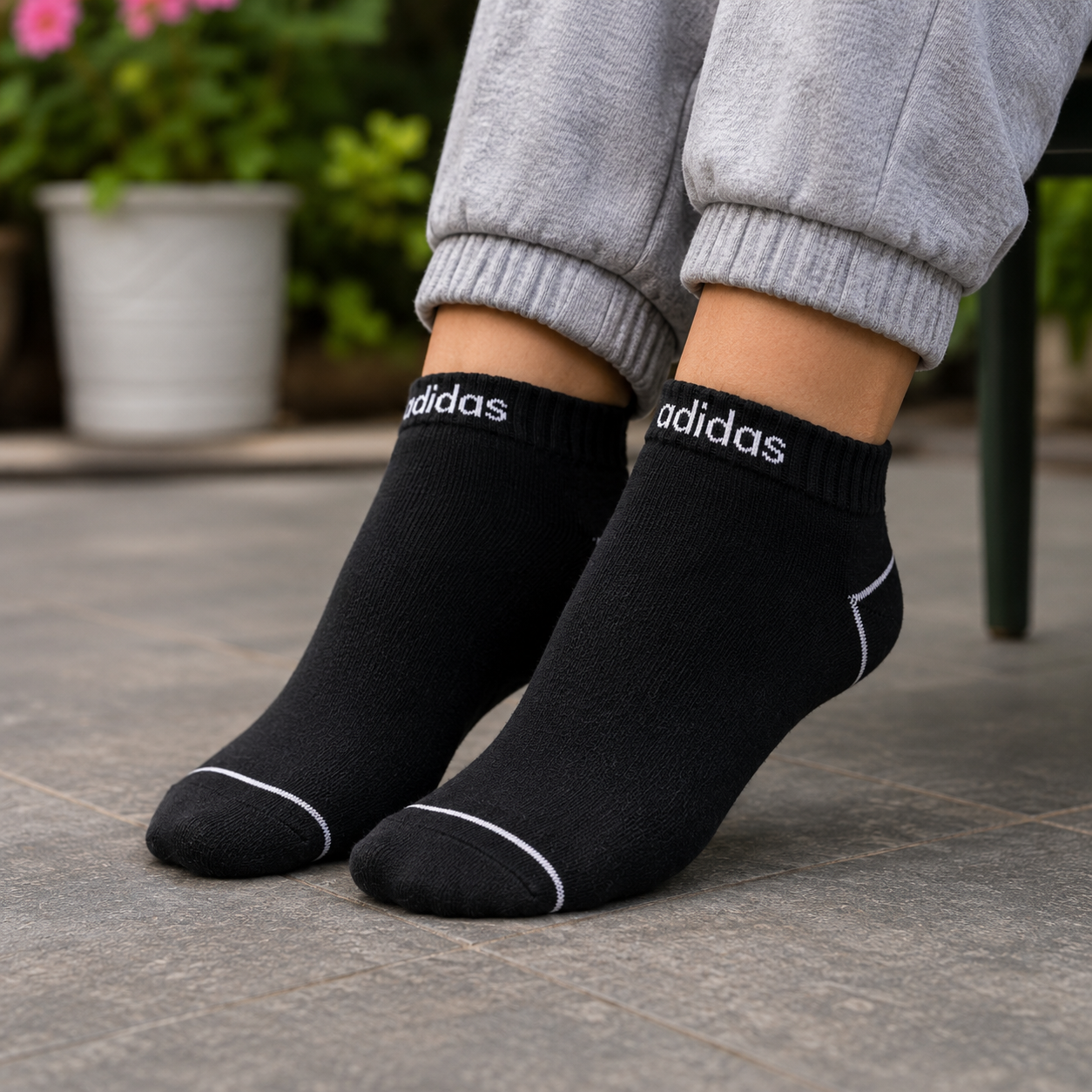 Unisex Athletic Ankle Socks Pack - Breathable Cotton Blend, Cushioned Support for Sports & Casual.