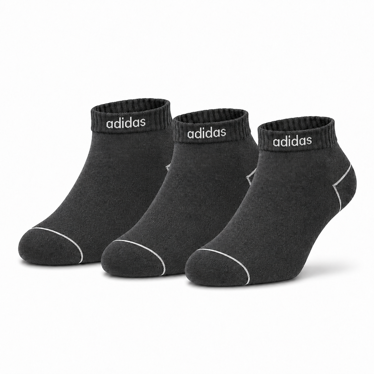 Unisex Athletic Ankle Socks Pack - Breathable Cotton Blend, Cushioned Support for Sports & Casual.