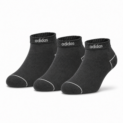 Unisex Athletic Ankle Socks Pack - Breathable Cotton Blend, Cushioned Support for Sports & Casual.