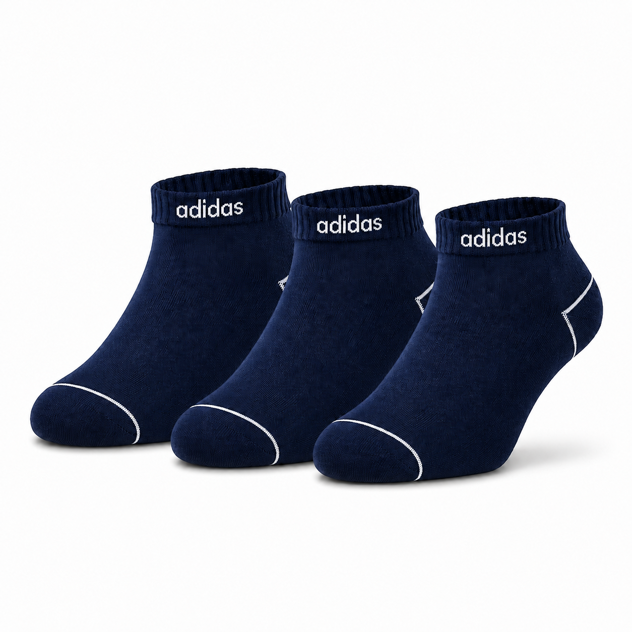 Unisex Athletic Ankle Socks Pack - Breathable Cotton Blend, Cushioned Support for Sports & Casual.
