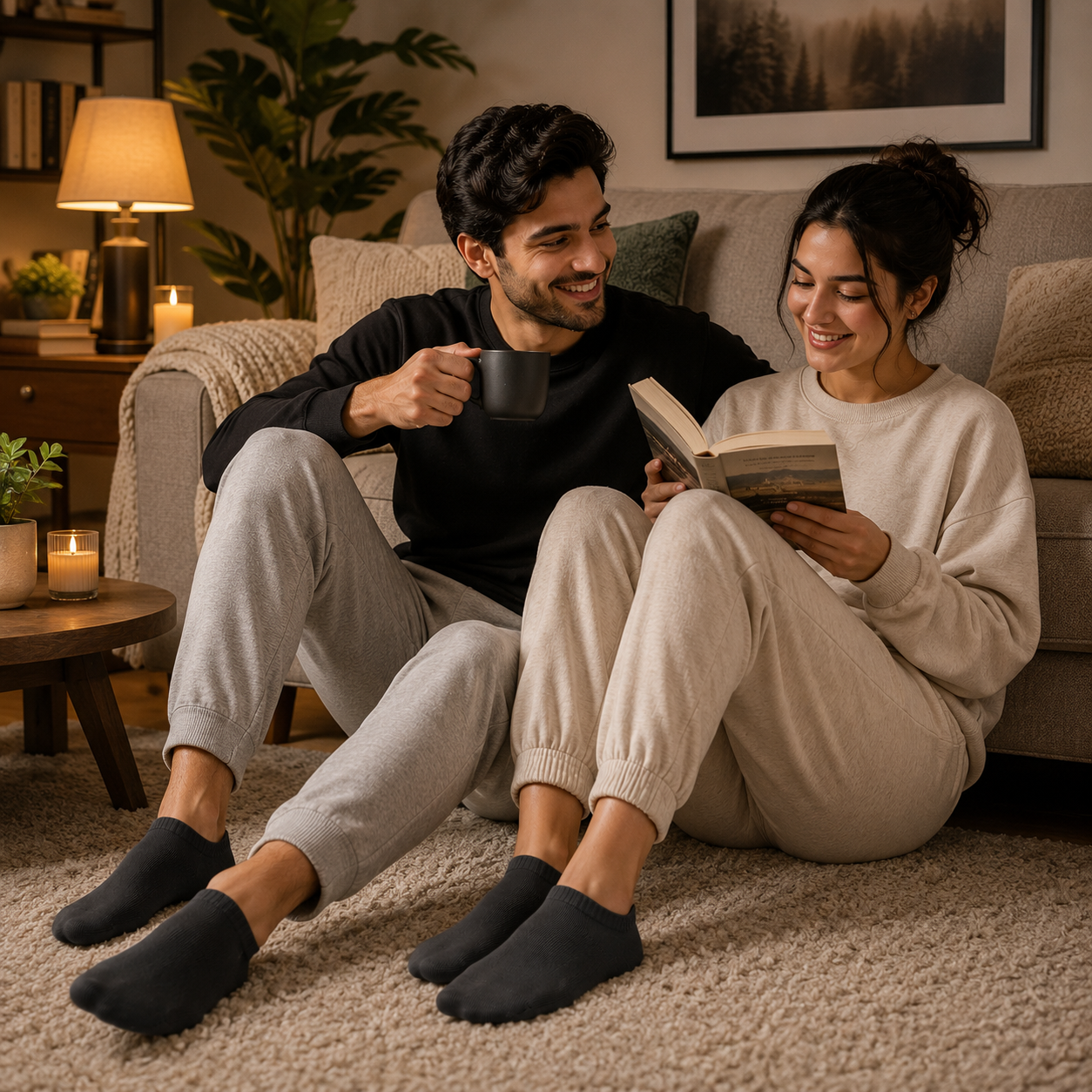 Plain Ankle Socks for Men & Women – Breathable Cushioned Everyday Low Cut Socks Multipack