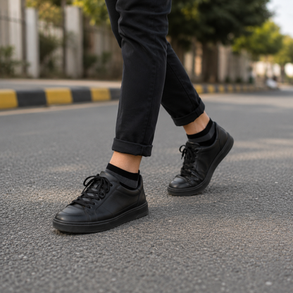 Premium Ankle Stripe Socks – Everyday Comfort & Breathable Casual Wear