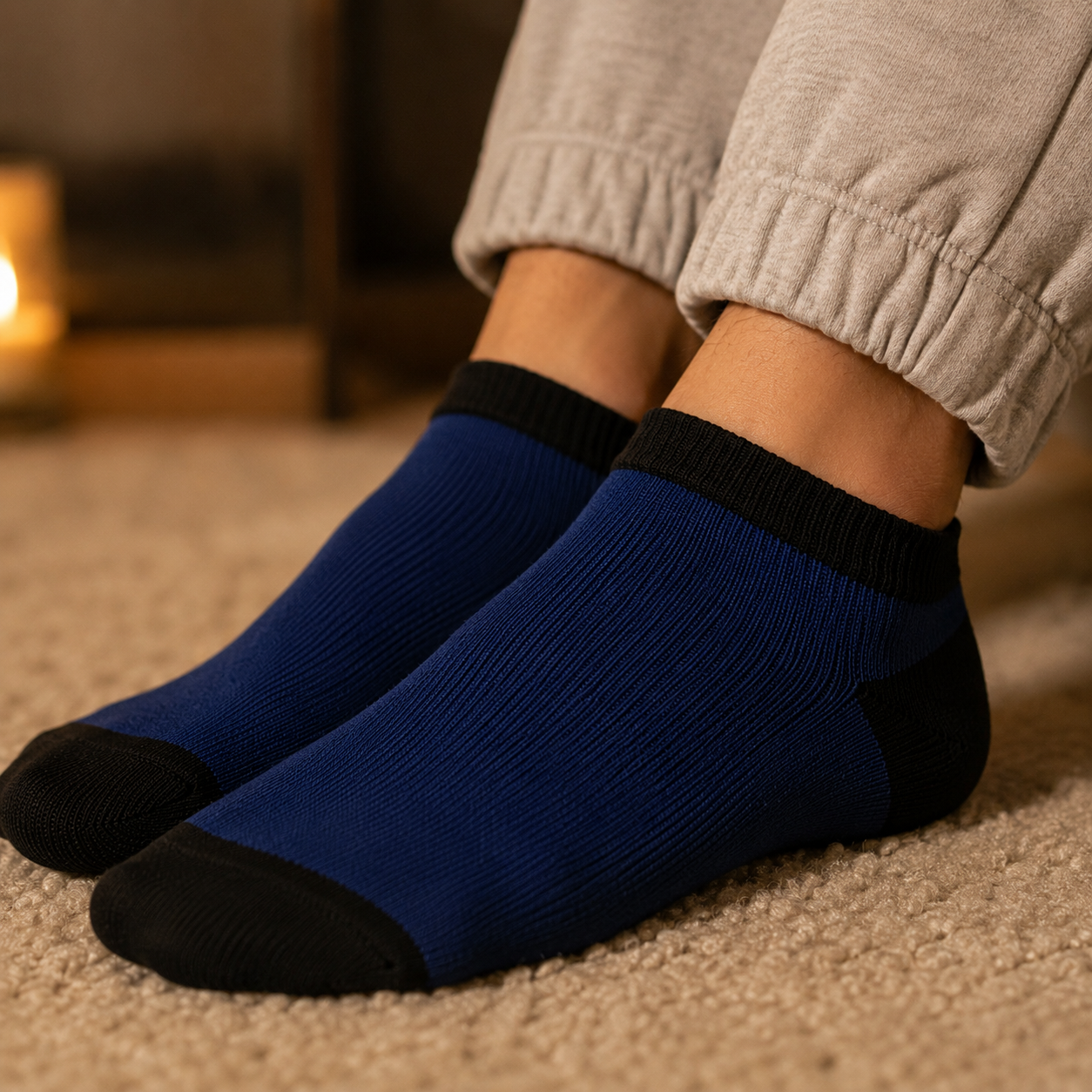 Men’s Ankle Socks – Breathable Everyday Comfort | Soft Casual Low Cut Socks