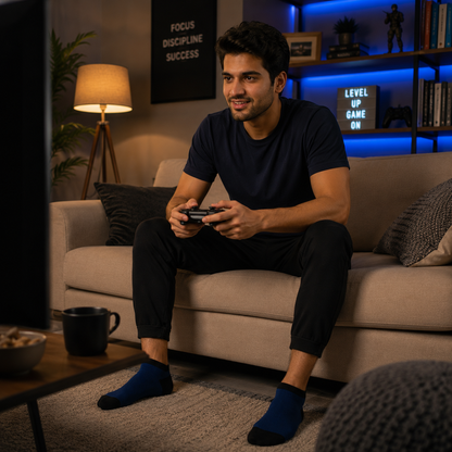 Men’s Ankle Socks – Breathable Everyday Comfort | Soft Casual Low Cut Socks