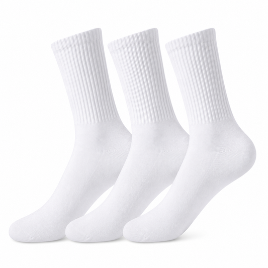 Premium Crew Socks for Men & Women – Soft Comfortable Everyday Casual Socks
