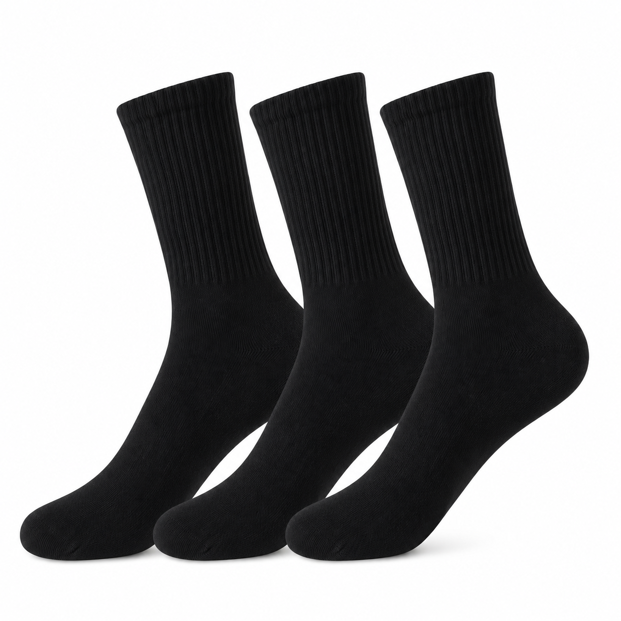 Premium Crew Socks for Men & Women – Soft Comfortable Everyday Casual Socks