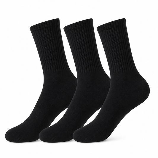 Premium Crew Socks for Men & Women – Soft Comfortable Everyday Casual Socks