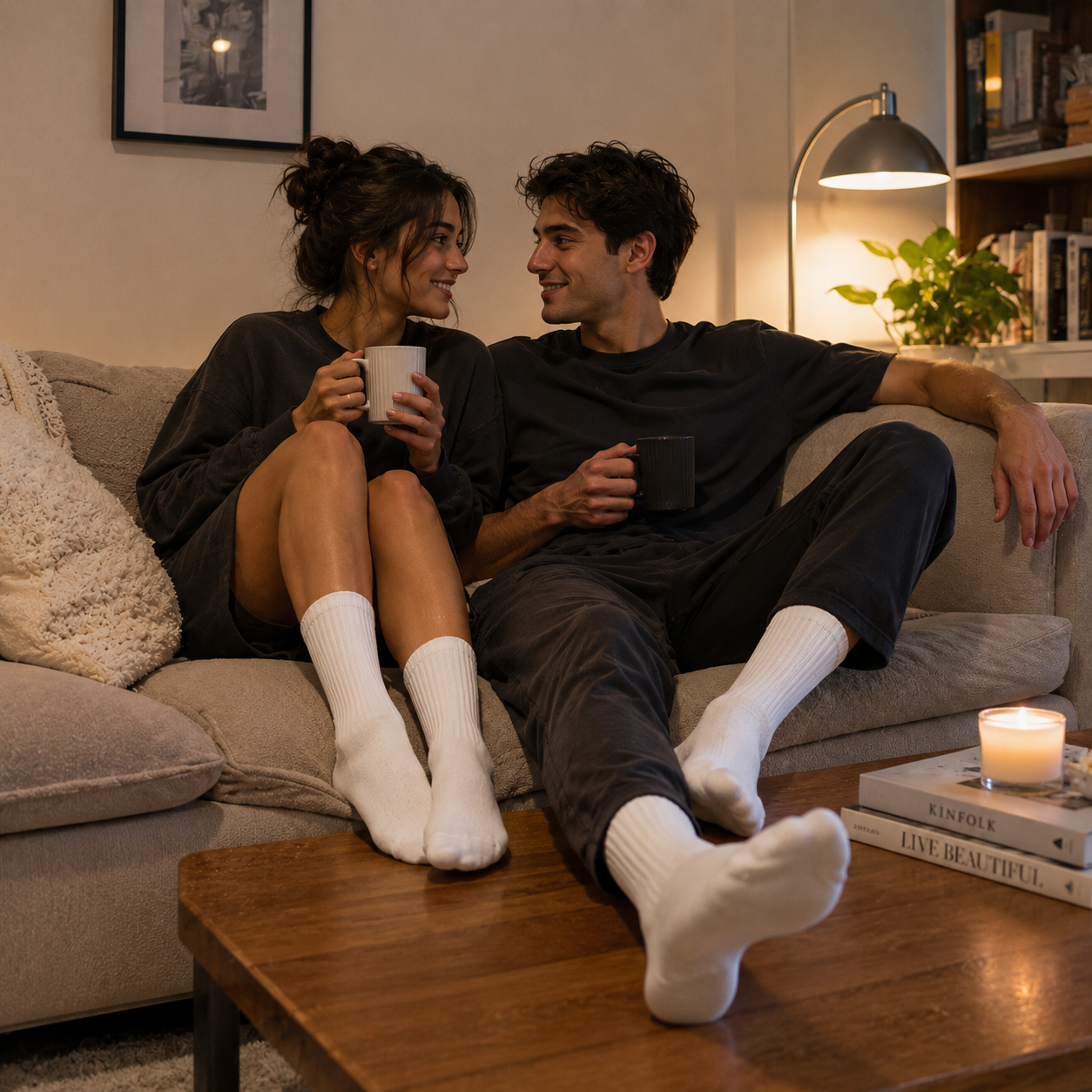 Premium Crew Socks for Men & Women – Soft Comfortable Everyday Casual Socks