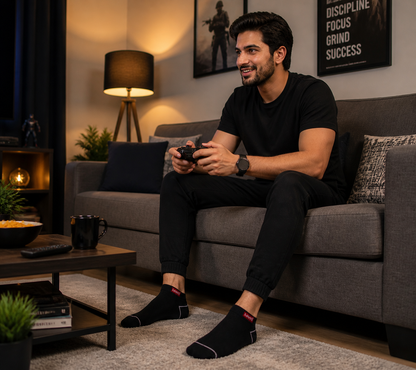 LEVIS Men’s Half Cushion Low Cut Ankle Socks – Premium Sport Comfort & Durable Performance Fit.