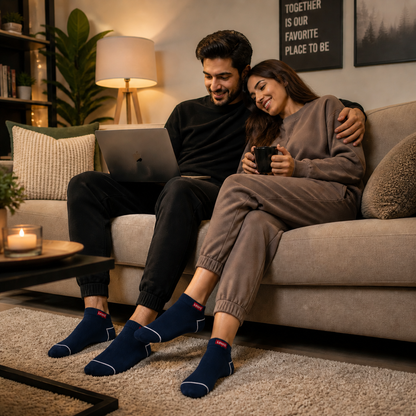LEVIS Men’s Half Cushion Low Cut Ankle Socks – Premium Sport Comfort & Durable Performance Fit.