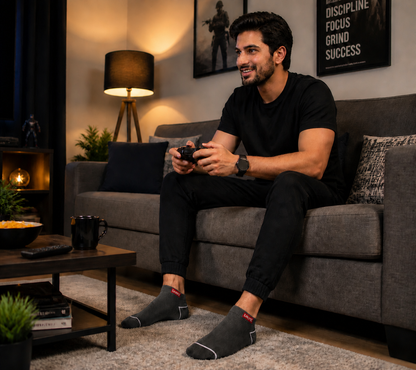 LEVIS Men’s Half Cushion Low Cut Ankle Socks – Premium Sport Comfort & Durable Performance Fit.