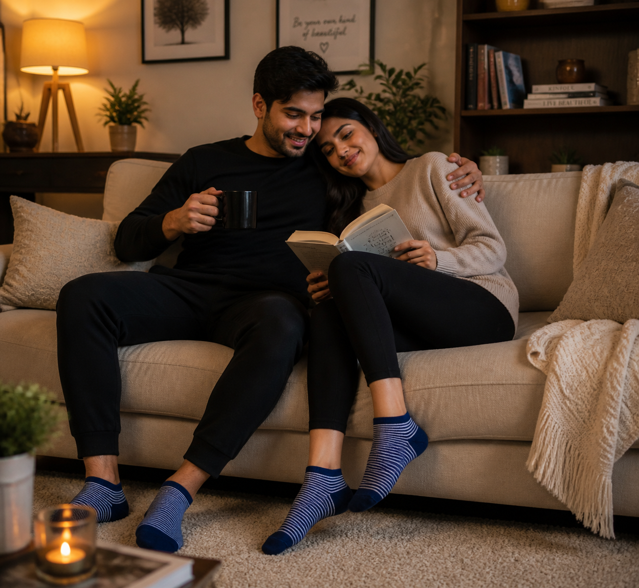 Premium Stripe & Solid Ankle Sock Set - Soft Cotton Blend, Stretchy Fit & Stylish Patterns.