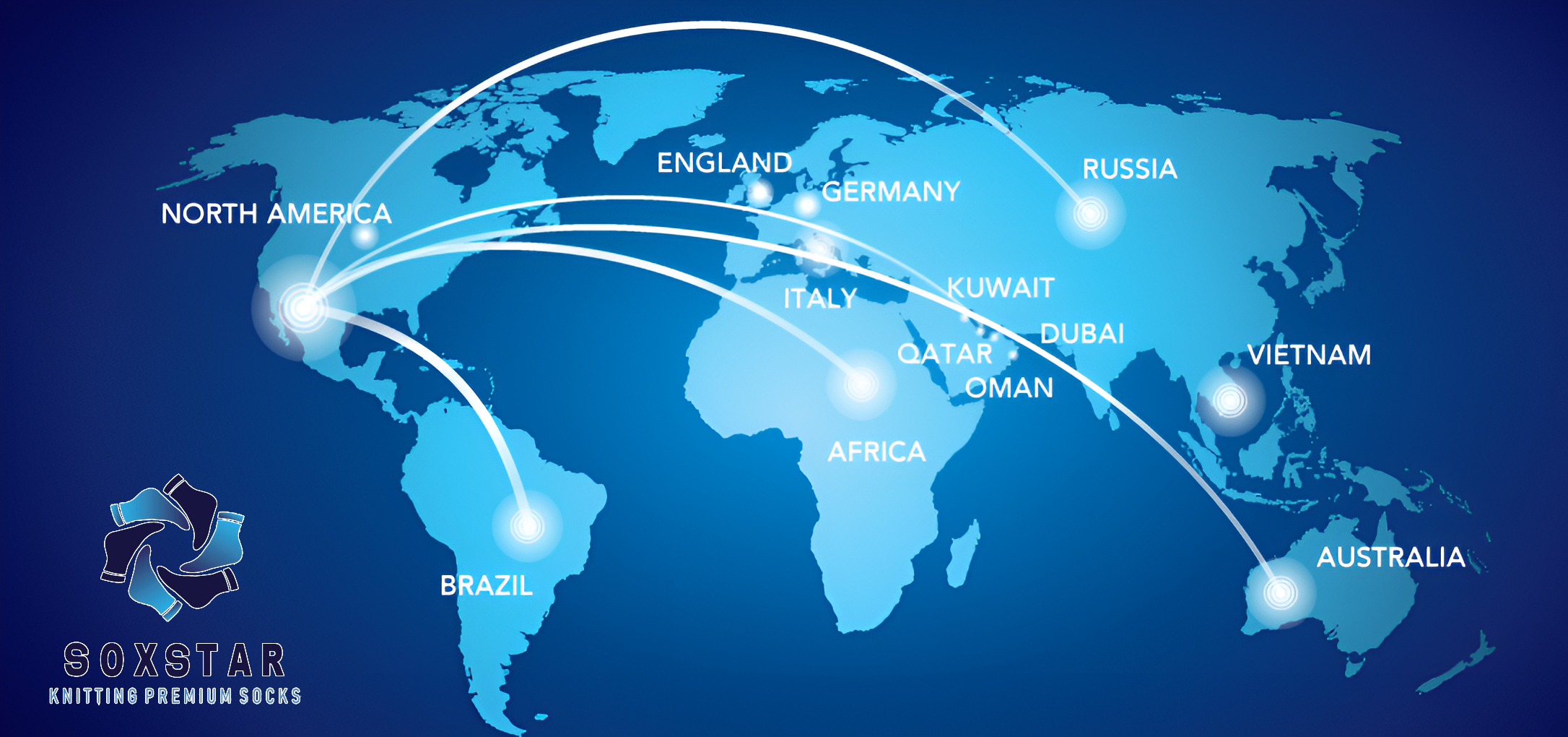 SoxStar Global Reach – Delivering Quality Worldwide